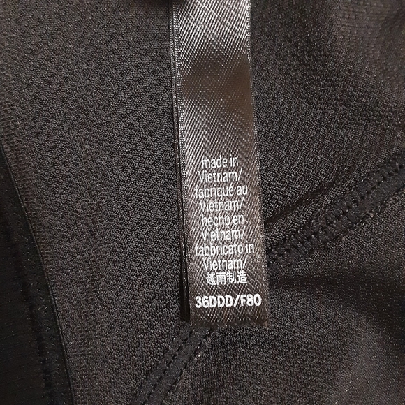 Victoria Sport Black Sports Bra Size 36DDD - Picture 7 of 8